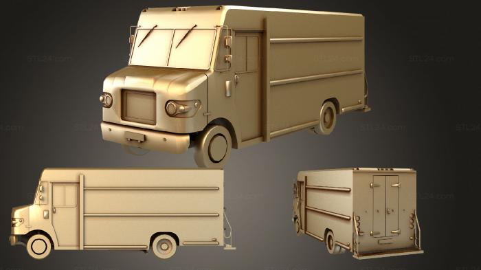 Vehicles (Delivery Truck, CARS_1261) 3D models for cnc